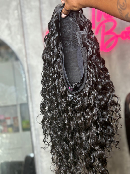 Top Raw Half Wigs (180% density)