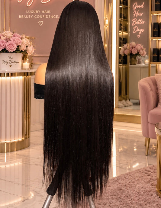 Affordable Raw Straight Wigs — 180% Density